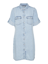 Ladda upp bild till gallerivisning, VMJENNIE Dress - Light Blue Denim