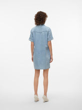 Ladda upp bild till gallerivisning, VMJENNIE Dress - Light Blue Denim
