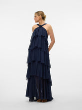 Ladda upp bild till gallerivisning, VMFELICIA Long Dress - Navy Blazer
