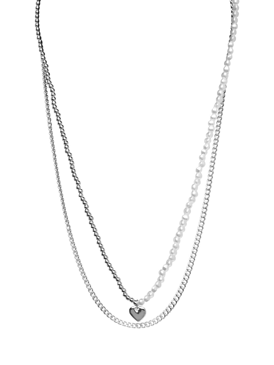 PCMELA Necklace - Silver Colour